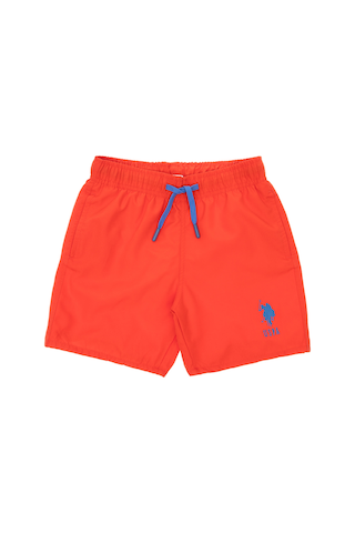 U.s. Polo Assn. Erkek Çocuk Kırmızı Deniz Şortu 50304092-vr213 Rısk Red