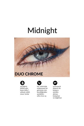 Glimmerstick Asansörlu Kromatik Göz Kalemi Midnight 0
