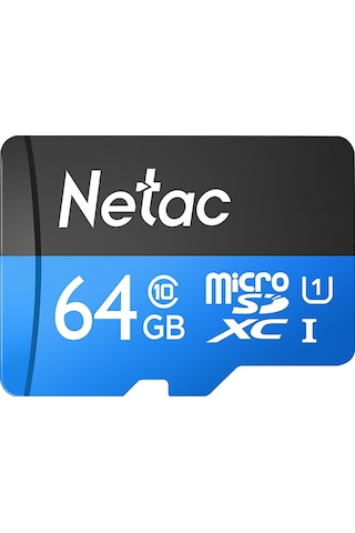 Neevoyu Netac 64gb C10 Tf Hafıza Kartı - Yüksek Hızlı Okuma/yazma, Araç Kamerası, Monitör Uyumlu, Dayanıklı Ve Çok Cihaz Desteği