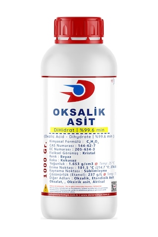 Oksalik Asit (Okzalik Asit) | 1 Kg