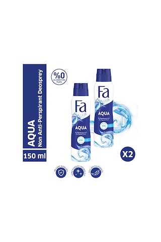 Fa Aqua 48H Kadın Sprey Deodorant 2 x 150 ML