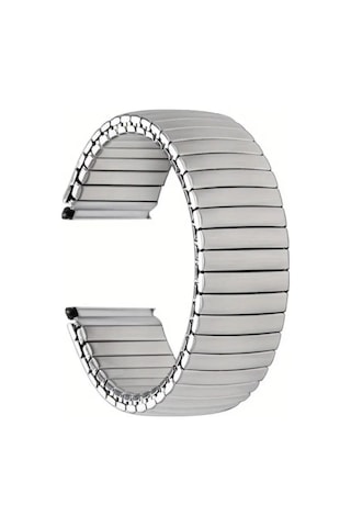 Yaylı Çelik Paslanmaz Metal Silver Saat Kordonu Kayışı 20mm Diğer