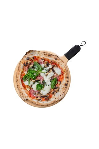 Ziipa Sora Ahşap Pizza Sunum Tahtası Karbon Zp-23-051 Ziipa Renkli