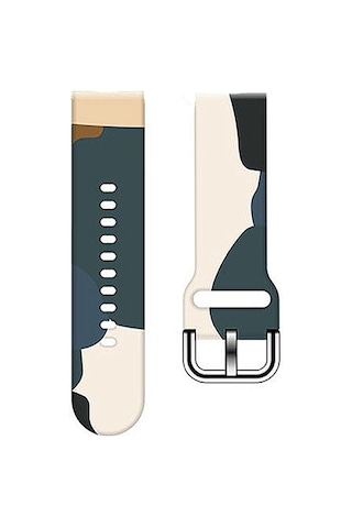 Kyver Amazfit Gts Uyumlu Desenli Silikon Kordon 20mm