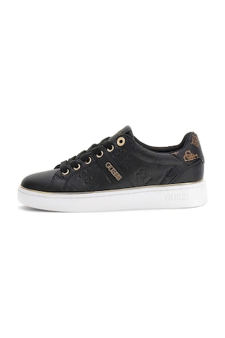 Guess Kadın Britz Kabartma Desenli Metalik Detaylı Sneaker - Siyah 4221490