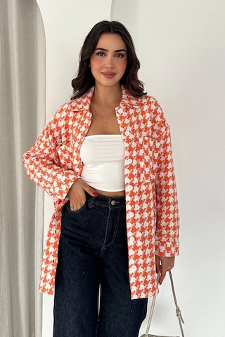 Kazayağı Gömlek Turuncu Turuncu