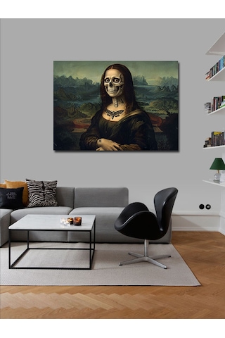 Kanvas Tablo Karanlık Mona Lisa