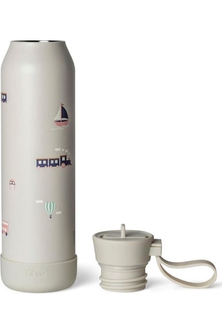 Citron 3 Katmanlı Paslanmaz Çelik Termos Seti 500 Ml - Vehicles Beyaz