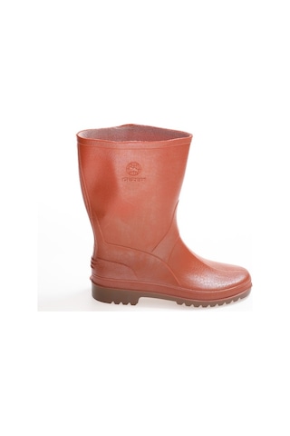 Gezer Kışlık Erkek Krep Kısa Çizme Kiremit