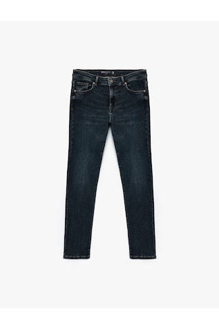 Koton Normal Bel Pamuklu Slim Fit Jean - Brad Jean Koyu İndigo 7wam40004nd