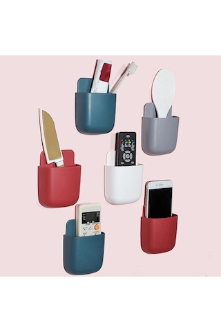 Çok Amaçlı Duvara Monte Telefon Şarj İstasyon Organizer Fc526