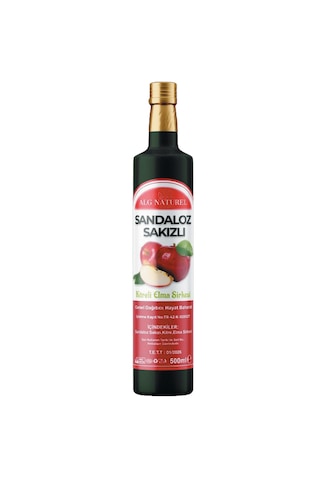 Alg Natural Sandaloz Sakızlı Kitreli Elma Sirkesi 500 ML Alg Natural Sandaloz Sakızlı Kitreli Elma Sirkesi 500 ML