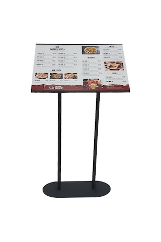 Restoran Önü Metal Menü Panosu 2xa3