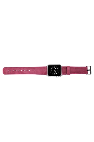 Bouletta Apple Uyumlu Watch Deri Kordon 38-40-41mm TN08 Pembe
