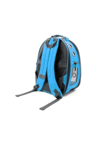 Cattie Fileli Kedi ve Küçük Irk Köpek Taşıma Sırt Çantası Mavi 25 x 60 x 40 CM