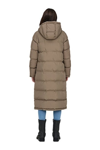 Only Onlpaula Premium Puffer Kadın Günlük Mont 15326655-walnut Krem