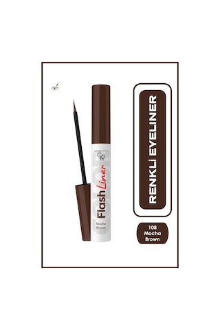 Golden Rose Flash Liner Colered Eyeliner 108 Mocha Brown
