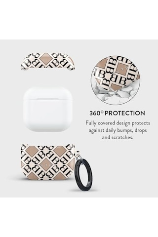 Ayrex Apple Airpods 4 İle Uyumlu Kılıf, Monogram