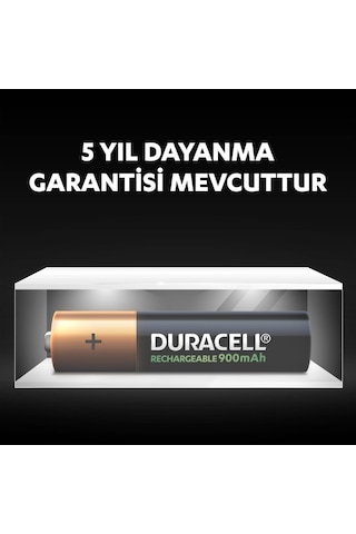 Duracell 900 Mah Aaa Şarjlı İnce Kalem Pil 8'li +pil Kutusu