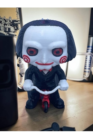 Saw Billy Figür Testere Funko Pop Koleksiyonluk Hediyelik Ürünler Masa Üstü Dekoratif Biblo 10 Cm