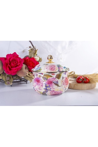 Miss Betty Rose Deluxe 20 Cm Emaye Tencere Miss Betty Rose Deluxe 20 Cm Emaye Tencere