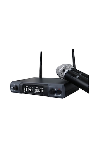 Westa Wm-202h 1 Alıcı + 2 El Kablosuz Uhf Telsiz Mikrofonu Seti-136943