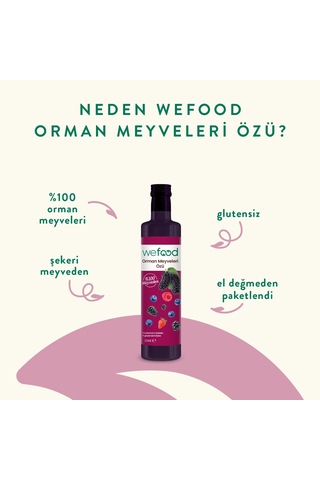 Wefood Orman Meyveleri Özü 335 Gr 8683347037230