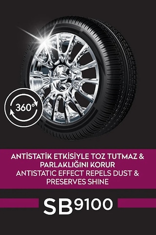 Lastik Parlatıcı Sprey Toz Tutmaz Parlaklığını Korur 500 Ml Kod : Sb9100 1adet