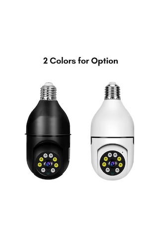 Ximistore9 2mp Kablosuz Güvenlik Kamerası: 360 Görüş, Çift Yönlü Ses, Hareket Algılama, Gece Görüşü, Akıllı Alarm, Uzaktan İzleme Beyaz