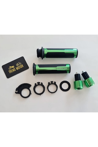 ELCİK VE DENGE TOPUZU TAKIM BARRACUDA YEŞİL - MOTOSİKLET