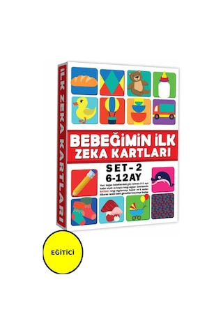 Bebeğimin Ilk Zeka Karti 6-12 Ay Set -2