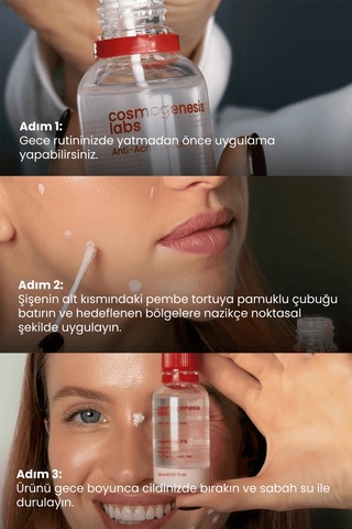 Cosmogenesis Labs Akne Önleyici Kurutucu Losyon 30ml – Yatıştırıcı Siyah Nokta Azaltıcı Vegan (%5 KALAMİN - YEŞİL ÇAY)