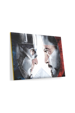 Cakasepetim Marvel Avengers İç Savaşı Kaptan Amerika Görseli Ahşap Mdf Tablo