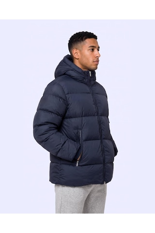 Kappa Authentic Gratia Erkek Mavi Comfort Şişme Mont