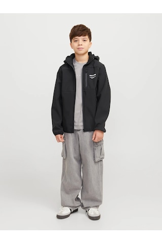 Jack & Jones Jack&jones Jjetheo Softshell Erkek Çocuk Ceket 12269432 Siyah