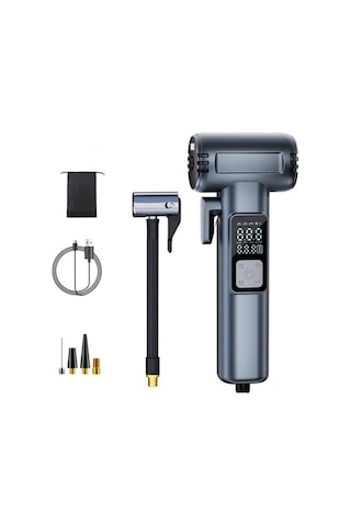150ps 6000mah 4in1 Emniyet Kemer Kesici Cam Kırıcı Araç Lastik Şişirme Pompası Komprosor Powerbank Diğer