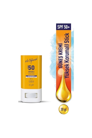 Eda Taşpınar Invisible Yüz Güneş Korucu Stick SPF50+ 20 G