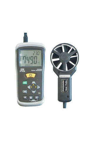 Cem Dt 619 Rüzgar Hızı Ölçer Anemometre Dt619 Dt-619