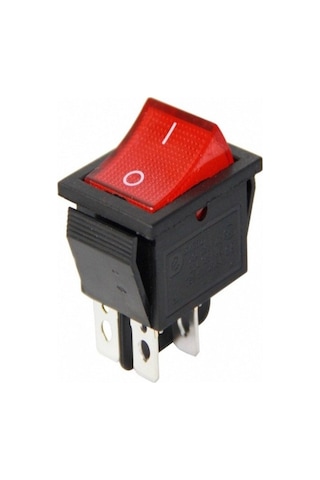 Ayt Ic-104c Geniş Işıklı 4p Açma Kapama On Off Anahtar Aç Kapa Düğme Buton