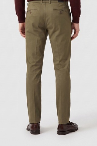 Twn Slim Fit Yeşil Armürlü Chino Pantolon 7ecc3s208232m Çok Renkli