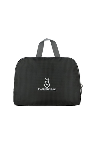 Willowhaven Hafif Su Geçirmez Katlanabilir Sırt Çantası - Kamp Seyahat İçin Siyah Siyah