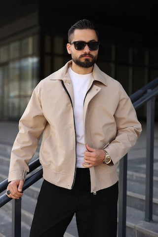 Baselco Premium Retro Milano Gabardin Ceket -tok Duruşlu Sade Ve Şık Bej