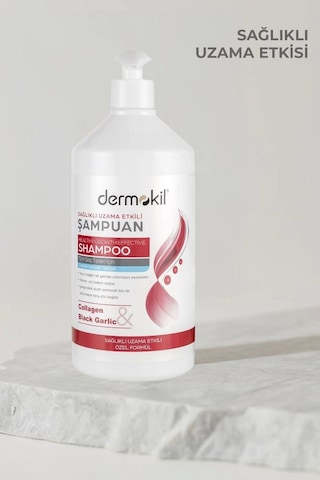 Dermokil Şampuan - Uzama Etkili Kolojen & Siyah Sarımsak 1 L