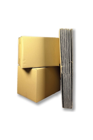40x30x30 Sağlam Taşıma Kolisi Çift Oluklu Boş Koli, Karton Kutu, Çeyiz Kutusu, Taşınma Kolisi 10 Adet Diğer