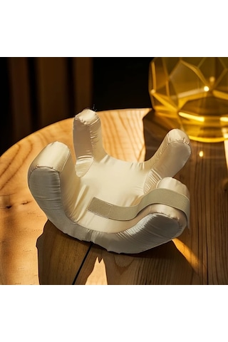 Honeybeeshop Göz Maskeli Premium Yüz Yastığı Yan Yatanlar Ve Sırt Uyuyanlar İçin Altın Rengi Güzellik Yastığı