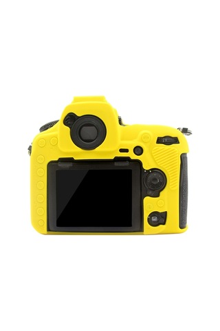 Nikon D850 İçin Puluz Yumuşak Silikon Koruyucu Kılıf Sarı
