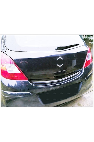 Opel Corsa D Krom Bagaj Alt Çıtası 2007-2014 Arası P.Çelik