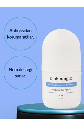 Ter Önleyici & Beyazlatıcı Erkek Deo Roll-on