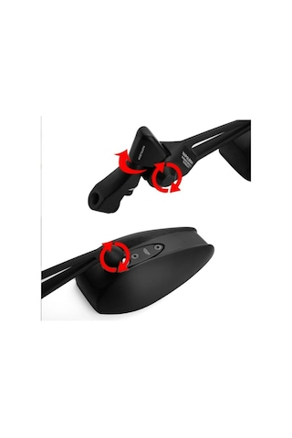 Motosiklet Alüminyum Dikiz Aynası Unıversal Model Kristal Mavi Cam Motor Aynası