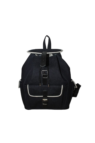 Mebes Denim Kumaş Ve Deri Detaylı Sırt Çantası 3 Cepli Model Lacivert Ve Kırık Beyaz Renk Lacivert-beyaz-siyah Mebes Denim Kumaş Ve Deri Detaylı Sırt Çantası 3 Cepli Model Lacivert Ve Kırık Beyaz Renk Lacivert-beyaz-siyah
